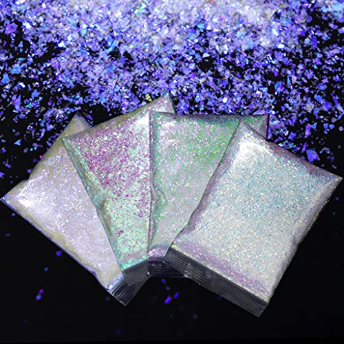 Nail Art Glitter Sequins Flakes Colorful Irregular Confetti Glitter Sequins for DIY Craft Face Body Glitters