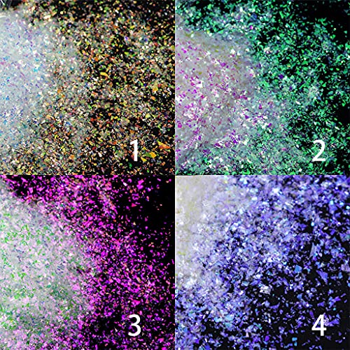 Nail Art Glitter Sequins Flakes Colorful Irregular Confetti Glitter Sequins for DIY Craft Face Body Glitters