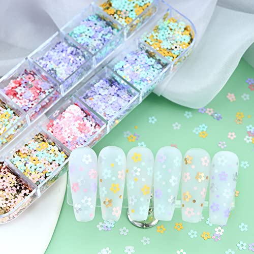 Flower Glitter Resin Fillings Flakes Sequins Epoxy Resin Mold Fillers for DIY Jewelry Making Nail Art Decors