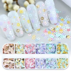 Flower Glitter Resin Fillings Flakes Sequins Epoxy Resin Mold Fillers for DIY Jewelry Making Nail Art Decors