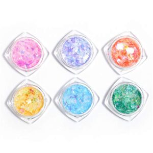 stars crystal sequins epoxy resin mold filler holographic nail sequins glitter flakes for nail art decorations