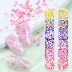 Flower Glitter Resin Fillings Flakes Sequins Epoxy Resin Mold Fillers for DIY Jewelry Making Nail Art Decors