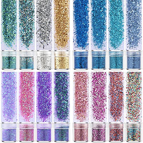 Crystal Sequins Epoxy Resin Mold Filler Glitter Holographic Nail Sequins for Nail Art Decorations