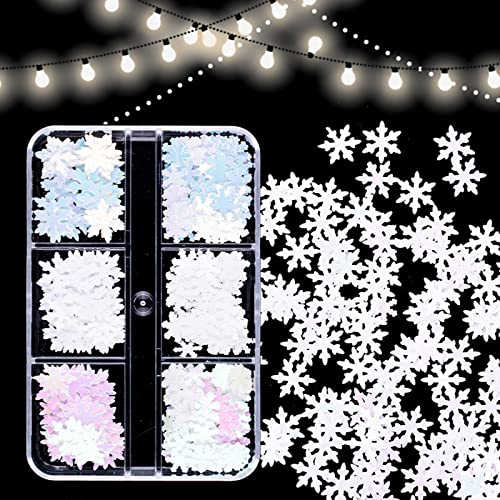 Snowflake Glitter Resin Fillings Flakes Sequins Epoxy Resin Mold Filler for DIY Jewelry Making Nail Art Decor