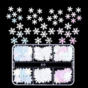 Snowflake Glitter Resin Fillings Flakes Sequins Epoxy Resin Mold Filler for DIY Jewelry Making Nail Art Decor