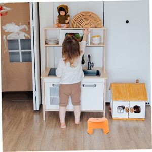 LIFKOME 3pcs Cartoon Plastic Stool Plastic Step Stools for Adults Bathroom Stool for Toddlers Porta Potty for Adults Potty Training Kitchen Helper Stool for Toddlers Shower Seat Stool Poo