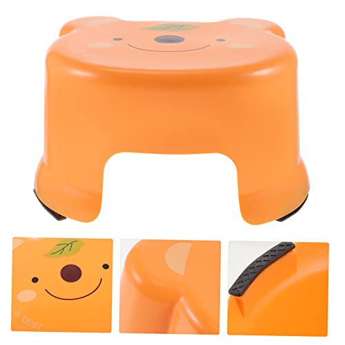 LIFKOME 3pcs Cartoon Plastic Stool Plastic Step Stools for Adults Bathroom Stool for Toddlers Porta Potty for Adults Potty Training Kitchen Helper Stool for Toddlers Shower Seat Stool Poo