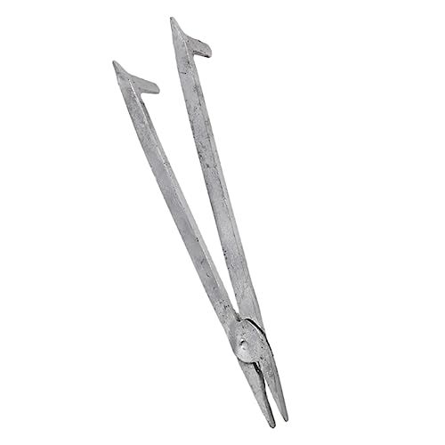 Uonlytech 2pcs Woodworking Pliers Hand Tools Wolf Jaw Tongs Woodworking Forging Tongs Blacksmithing Forge Tongs Forging Pliers Forging Tools Horseshoe Tool Old Fashioned Hand Vise Pliers