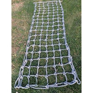 outdoor climbing net for adults kids, playground climbing cargo net, safety net rope ladder for obstacle course training, indoor decoration, garden fence.(size:2.5m*2.5m)