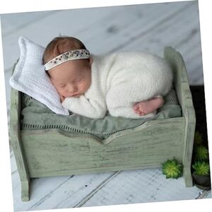 TOYANDONA 1pc Cot Photo Props Wood Photography Crib Wooden Bed for Baby Photo New Photography Crib Wooden Crib Baby Boy Crib Newborn Crib Baby Photography Crib New Born Photo Crib Prop Bed