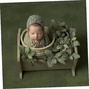 ibasenice 1pc Cot Photo Props Newborn Props Newborn Crib Wood Crib Wooden Crib Prop Baby Photo Prop Crib Photo Prop Baby Photo Crib New Born Photo Crib New Born Photography Crib Wooden Baby