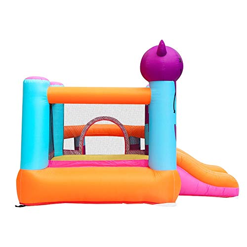 Castle Bouncer with Slide Inflatable Bouncy Castle,Large Inflatable Castle Children's Indoor Outdoor Playground Inflatable Bouncy Castle