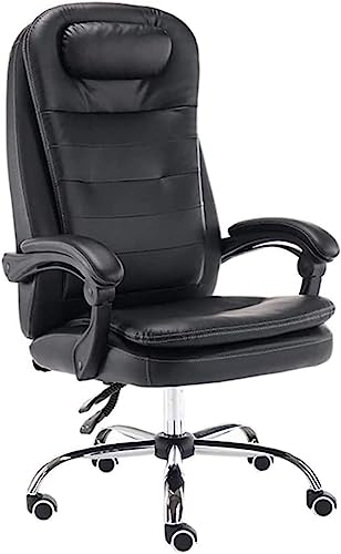 WHLONG Home Executive Office Chair Leather, Adjustable Office Desk Chair with Casters, Ergonomic design/360° Rotating Executive Chairs(Color:Default)