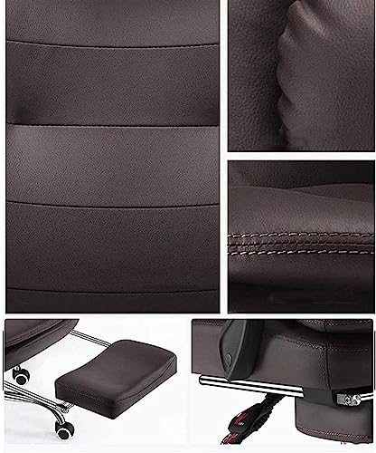 WHLONG Home Executive Office Chair Leather, Adjustable Office Desk Chair with Casters, Ergonomic design/360° Rotating Executive Chairs(Color:Default)