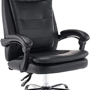 WHLONG Home Executive Office Chair Leather, Adjustable Office Desk Chair with Casters, Ergonomic design/360° Rotating Executive Chairs(Color:Default)