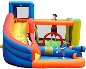 kids bouncy castle inflatable castle indoor and outdoor slide playground naughty castle large bounce bed inflatable