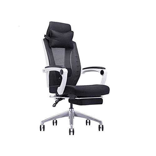 HOUKAI Home Reclining Office Chair Capacity Ergonomic Computer Mesh Recliner Executive Swivel Office Desk Chair Task Chair (Color : D)