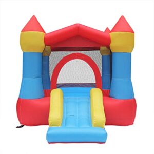 children's inflatable castle,trampoline home small inflatable slide parent-children's playground kindergarten indoor and outdoor toy playground,colors,265 * 190 * 170cm