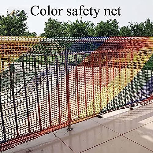 EkiDaz HXRW Rope Net Climbing Net for Kids Colorful Climbing Cargo Net Safety Nets Portable Rope Ladder Net Playground Sets for Backyards (Size : 1 * 1m(3.3 * 3.3ft))
