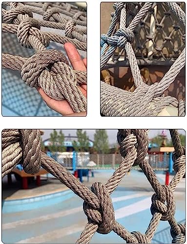 EkiDaz HXRW Rope Net Kids Climbing Frame Net Outdoor Playground Safety Net Rope Net for Kids Sturdy and Durable Playground Sets for Backyards (Size : 1 * 3m(3.3 * 9.9ft))