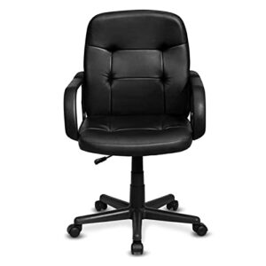 jfgjl conference chairs ergonomic mid-back office chair swivel desk chair and easy to clean