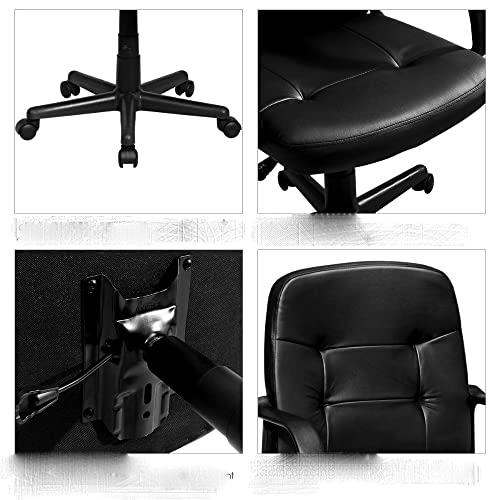 JFGJL Conference Chairs Ergonomic Mid-Back Office Chair Swivel Desk Chair and Easy to Clean