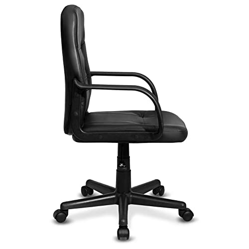 JFGJL Conference Chairs Ergonomic Mid-Back Office Chair Swivel Desk Chair and Easy to Clean