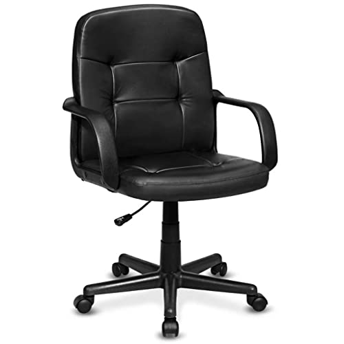 JFGJL Conference Chairs Ergonomic Mid-Back Office Chair Swivel Desk Chair and Easy to Clean