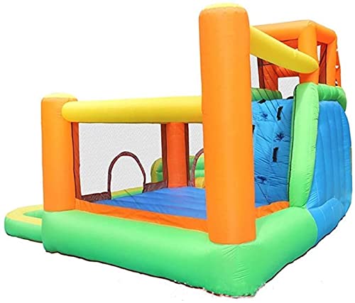 Castle with Slide Inflatable Castle Family Children's Playground Outdoor Play Equipment Small Trampoline Slide Inflatable Bouncy Castle