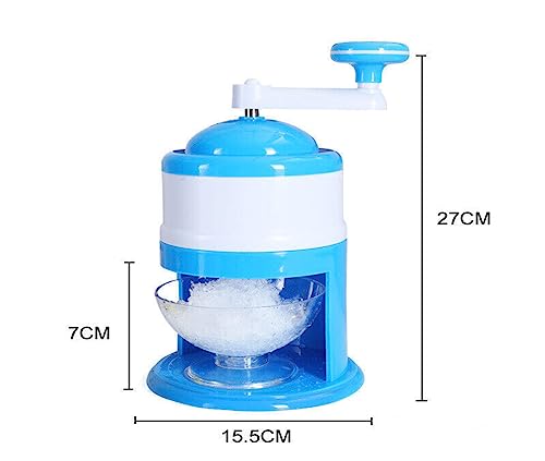 Shaved Ice Maker Machine,Snow Cone Machine Shaved Ice,Hand-Shaved Ice Machine, Manual Fruit Smoothie