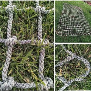 EkiDaz HXRW Rope Net Climbing Rope Net for Kids Multi-Purpose Protective Safety Net Outdoor Climbing Cargo Netting Playground Sets for Backyards (Size : 3 * 5m(9.9 * 15.15ft))