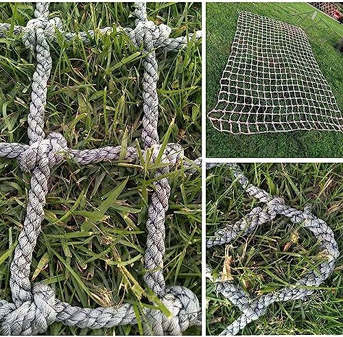 EkiDaz HXRW Rope Net Climbing Rope Net for Kids Multi-Purpose Protective Safety Net Outdoor Climbing Cargo Netting Playground Sets for Backyards (Size : 3 * 5m(9.9 * 15.15ft))
