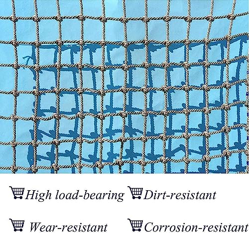 EkiDaz HXRW Rope Net Climbing Net Outdoor Kids Climbing Frame Net Climbing Cargo Net, Sturdy Protective Safety Net Rope Ladder Net Playground Sets for Backyards (Size : 2 * 3m(6.6 * 9.9ft))