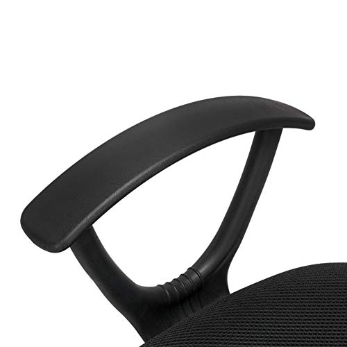 ZLBYB Executive Office Chair - High Back Office Chair with Footrest and Thick Padding - Reclining Computer Chair with Ergonomic Segmented Back, Black