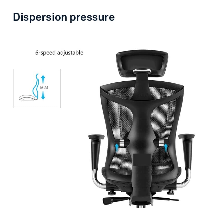 ZLBYB Ergonomic Computer Chair Home Waist Engineering Office Chair E-Sports Seat Human Design Multi-Function Adjustment