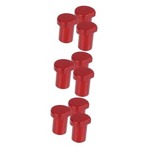 bench dogs 9 pcs workbench stop tabletop accessories tool bench hand clamps woodworking table aluminum alloy red workbench short clamp woodworking planing stop desktop