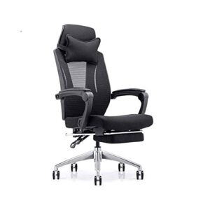 zlbyb home reclining office chair capacity ergonomic computer mesh recliner executive swivel office desk chair task chair (color : e)