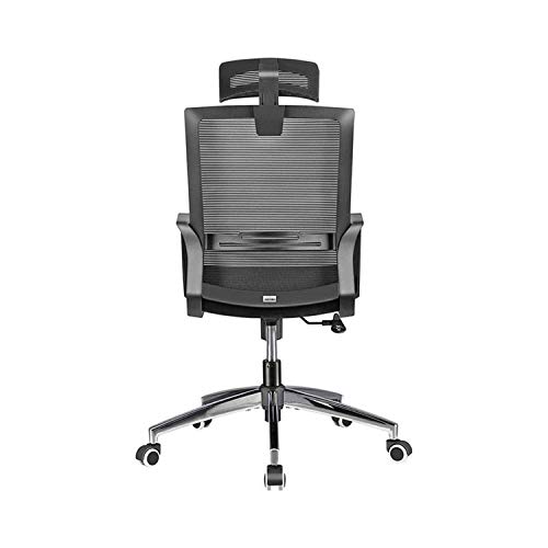 JFGJL Commercial Ergonomic High Back Executive Mesh Chair, with Adjustable Lumbar Support Comfortable Backrest Simple Swivel Chair Lift