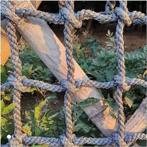 ekidaz hxrw rope net climbing net for kids portable protective safety net, for indoor and outdoor playground rope net playground sets for backyards (size : 1 * 1m(3.3 * 3.3ft))
