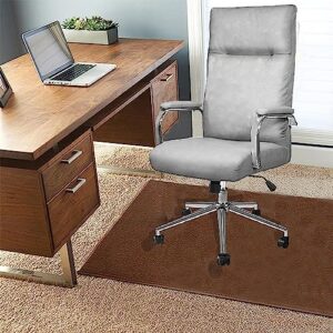 Office Chair Ergonomic Desk Chair，Swivel Computer Desk Chair with Adjustable Height and Wheels，High Back Leather Executive Chair with Lumbar Support,Grey