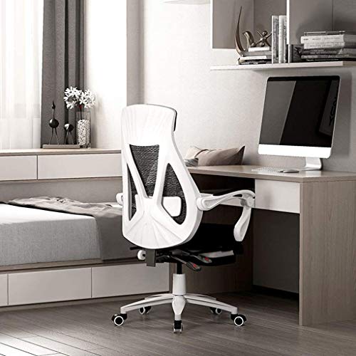 ZLBYB Capacity Ergonomic Computer Mesh Recliner Executive Swivel Office Desk Chair Task Chair and Lumbar Support (Color : OneColor)