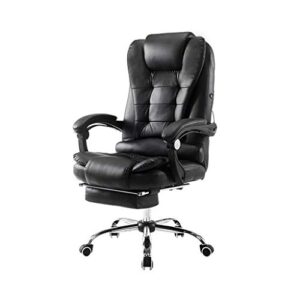 zlbyb office chairs with pillow foot pad seat back adjustable lifting tilt swivel chair artificial leather game chair