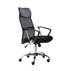 zlbyb furniture mid-back black mesh multifunction executive swivel ergonomic office chair with adjustable arms