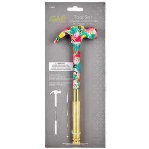 hobby lobby pink floral hammer & screwdrivers