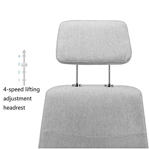 ZLBYB Office Chair Ergonomic Desk Chair Mesh Computer Chair Back Support Mid Back Executive Chair Task Rolling Swivel Chair for Back Pain, Grey