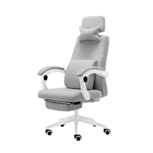 ZLBYB Office Chair Ergonomic Desk Chair Mesh Computer Chair Back Support Mid Back Executive Chair Task Rolling Swivel Chair for Back Pain, Grey