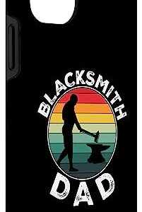 iPhone 13 Pro Men Blacksmith Dad Vintage Forging Retro Case