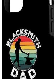 iPhone 13 Pro Men Blacksmith Dad Vintage Forging Retro Case