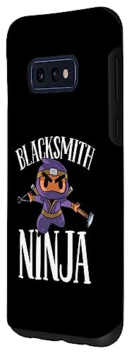 Galaxy S10e Forging Hammer Forge Cute Kids Blacksmith Ninja Case