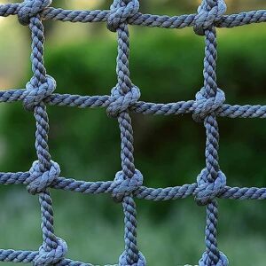 ekidaz hxrw rope net climbing net for kids climbing cargo net indoor and outdoor protective safety net playground sets for backyards (size : 2 * 4m(6.6 * 12.12ft))